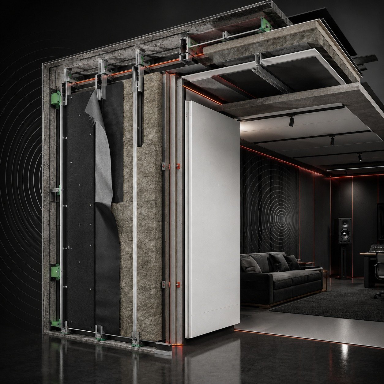 High Density Soundproofing and Wall Insulation Materials